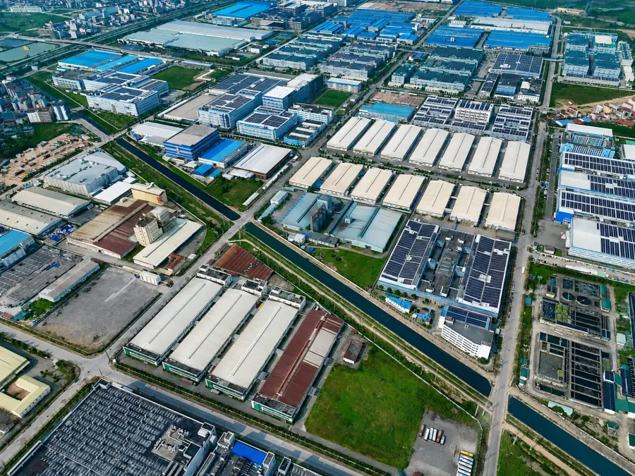 Hạ tầng sản xuất tại khu công nghiệp Quang Châu